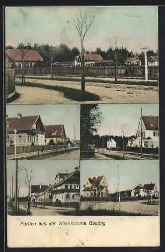 AK Gauting, Partien aus der Villenkolonie