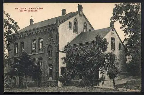 AK Ostheim / Windecken, Gebäudeansicht, Backsteinhaus