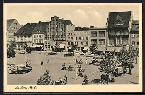 AK Anklam, Blick über den Markt