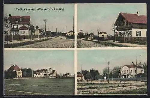 AK Gauting, Partien aus der Villenkolonie