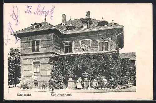 AK Karlsruhe, Gasthaus Schützenhaus