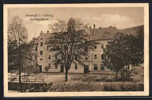 AK Neustadt / Coburg, Das Schützenhaus