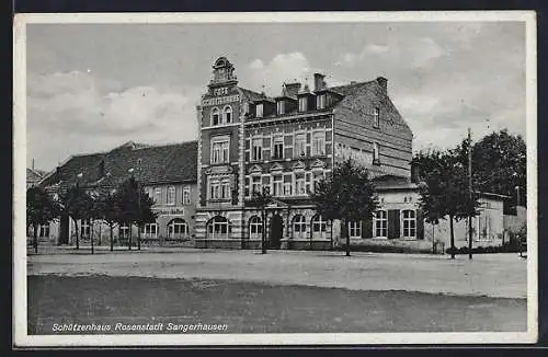 AK Sangerhausen, Café Schützenhaus von Oskar Fessel