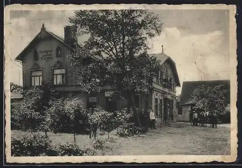 AK Hamburg-Osdorf, Schützenhof mit Restaurant, Bes. Ernst Leseberg