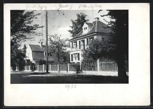 AK Gauting / Oberbayern, Villenkolonie in der Unterbrunnerstrasse 28 und 30