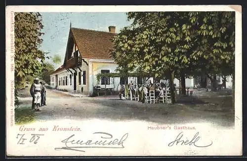 AK Sieghartskirchen, Kronstein, Gasthaus Haubner