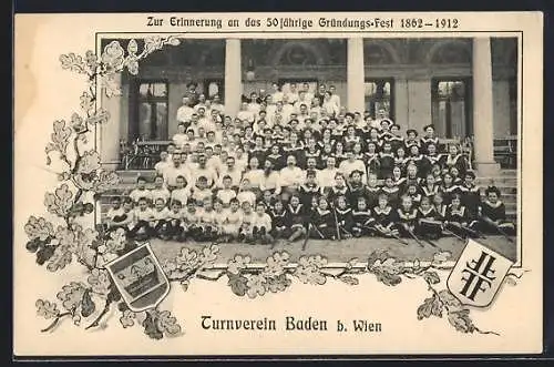 AK Baden, Turnverein, Zur Erinnerung an das 50 jährige Gründungs-Fest 1862-1912