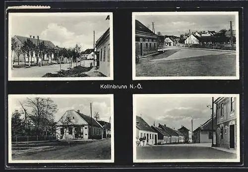 AK Kollnbrunn /N.-Ö., Strassen- und Ortspartien