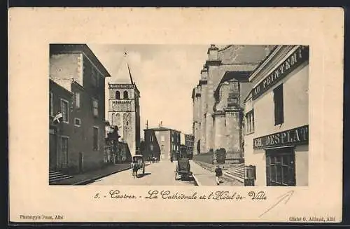 AK Castres, La Cathedrale et l`Hôtel de Ville