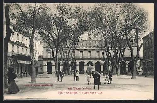 AK Castres, place Nationale