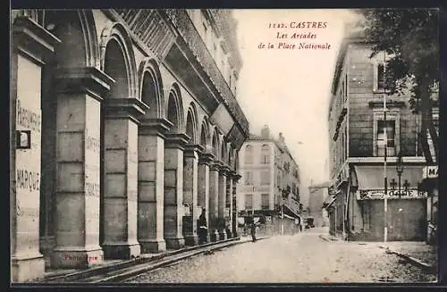 AK Castres, Les Arcades de la Place Nationale