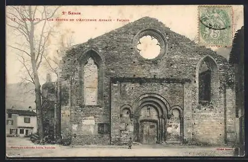 AK Burlats, Les Restes de l`Ancienne Abbaye, Facade