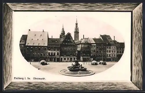 AK Freiberg / Sachsen, Am Obermarkt