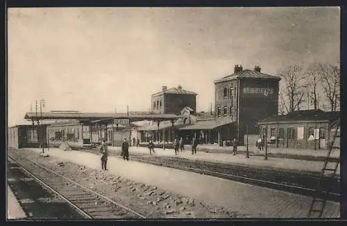 AK Le Cateau, Blick zum Bahnhof