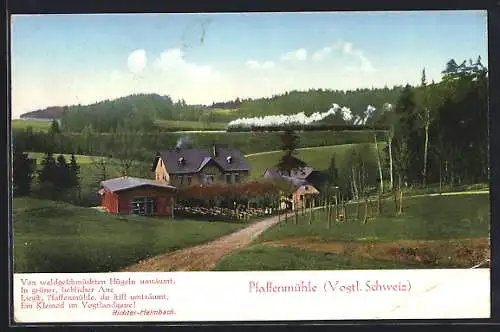 AK Jössnitz, Gasthaus Pfaffenmühle