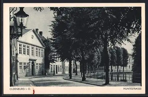 AK Oldenburg / O., Huntestrasse