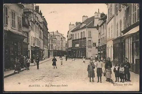 AK Mantes, Rue Porte-aux-Saints