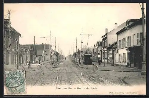 AK Sartrouville, Route de Paris