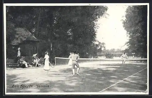 AK Les Sports, Junge Leute beim Tennis