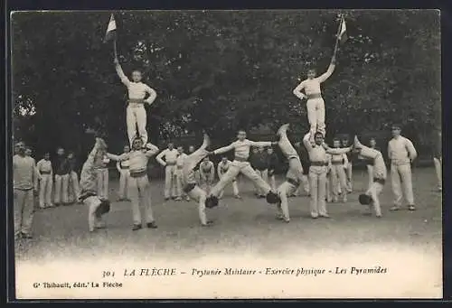 AK La Flèche, Prytanée Militaire, exercice physique, les pyramides