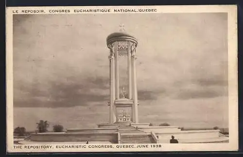 AK Quebec, Eucharistic Congress 1938, The Repository