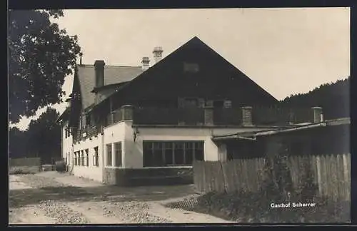 AK Dreistetten, Der Gasthof Scherrer