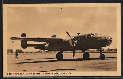 AK B-25A Mitchell Medium Bomber at Hammer Field