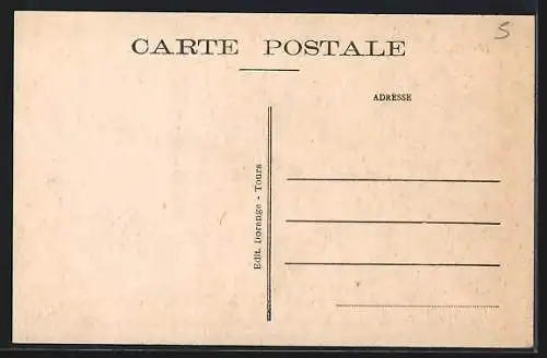 AK Angles-sur-l`Anglin, Vue générale du château, XIe-XVIe siècles, et pont sur l`Anglin, côté Sud