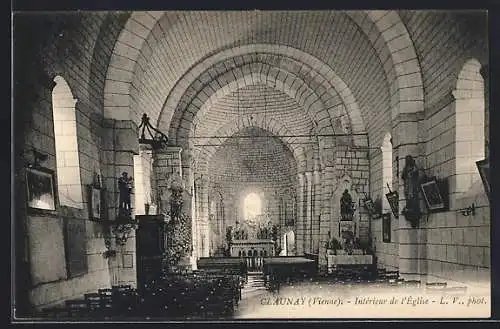 AK Claunay, Intérieur de l`Église