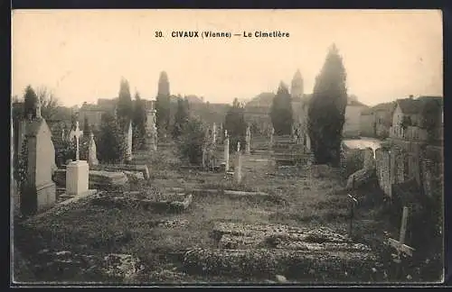 AK Civaux, Le Cimetière