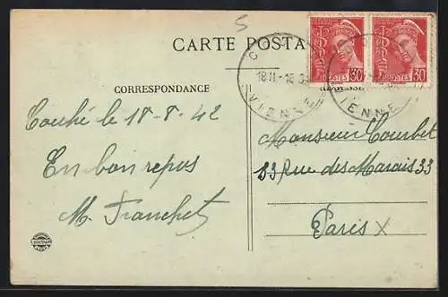 AK Couhé-Vérac, Le Château, Vue générale