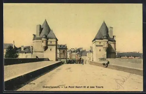 AK Châtellerault, Le Pont Henri IV et ses Tours