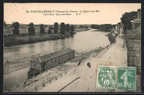 AK Châtellerault, La Vienne, Le Quai et les Îles