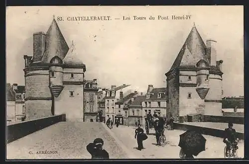 AK Chatellerault, Les Tours du Pont Henri-IV