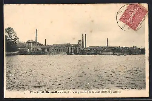 AK Châtellerault, Vue générale de la Manufacture d`Armes