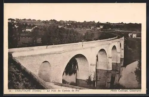 AK Chauvigny, Le Pont du Chemin de Fer