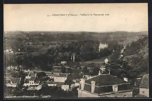 AK Chauvigny, Vallée de la Vienne en aval