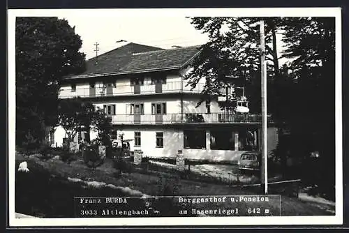 AK Altlengbach, Berggasthof und Pension am Hasenriegel Franz Burda