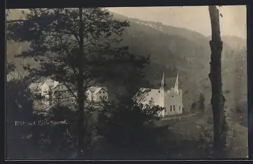 AK Maria Seesal, Blick nach dem Ort mit Kirche