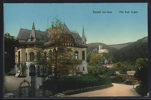 AK Baden bei Wien, Villa Erzherzog Eugen