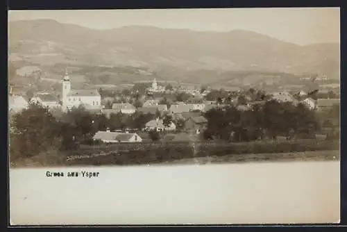 AK Ysper, Teilansicht mit Kirche