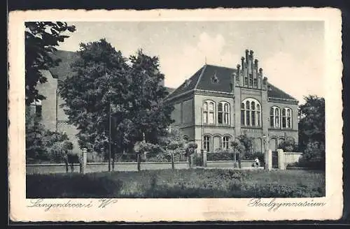 AK Langendreer i. W., Partie am Realgymnasium