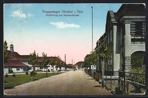 AK Ohrdruf, Grossherzog von Sachsen-Strasse