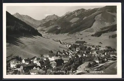 AK Vordernberg /Steiermark, Ortsansicht mit Umgebung