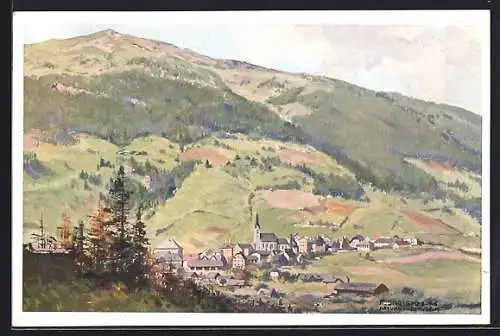 AK St. Michael i. Lungau, Ortsansicht aus der Vogelschau