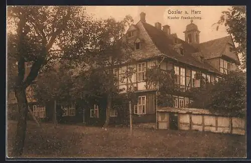 AK Goslar, Totalansicht Kloster Frankenberg