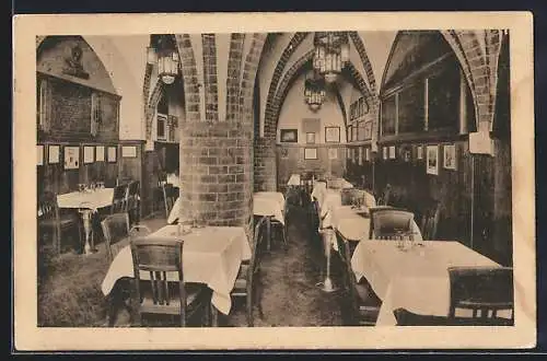 AK Leipzig, Gasthaus Auerbachs Keller, Grimmaische Strasse 2, Goethe-Keller