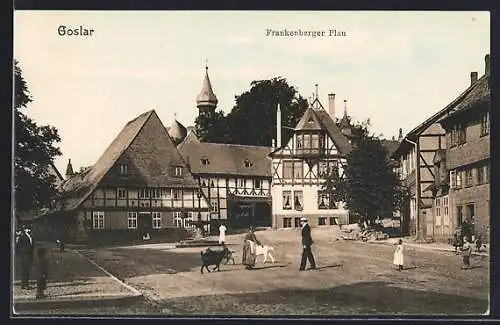 AK Goslar, Strasse am Frankenberger Plan