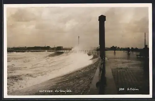 AK Ostende, La Tempete