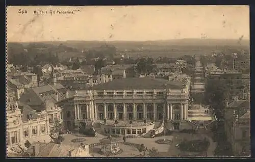 AK Spa, Kurhaus mit Panorama